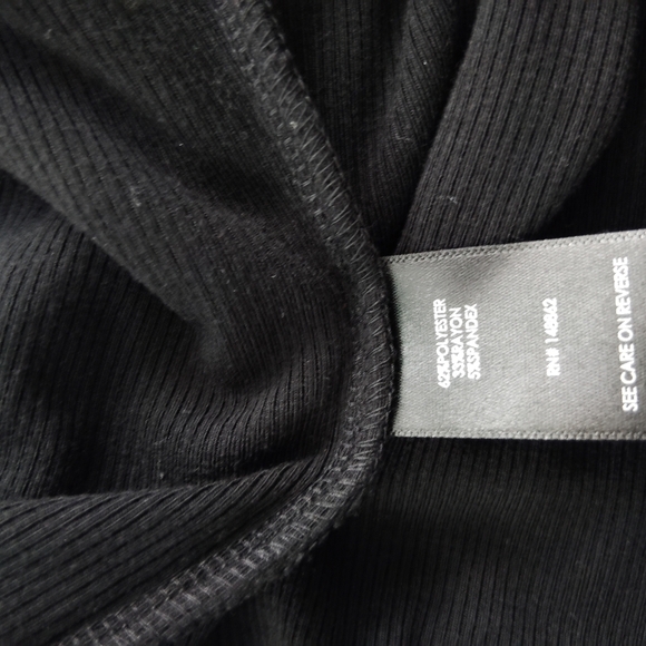 Torrid Black T-Shirt Midi Dress Size 3 Plus Size Soft Stretch Knit Casual LBD - Picture 8 of 8